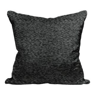 The House of Scalamandré Torrs Pillow, Salt & Pepper For Sale