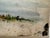 1940s Henry Emil Salloch Original Watercolor on Paper Coastal Bay, 1944. For Sale - Image 5 of 7