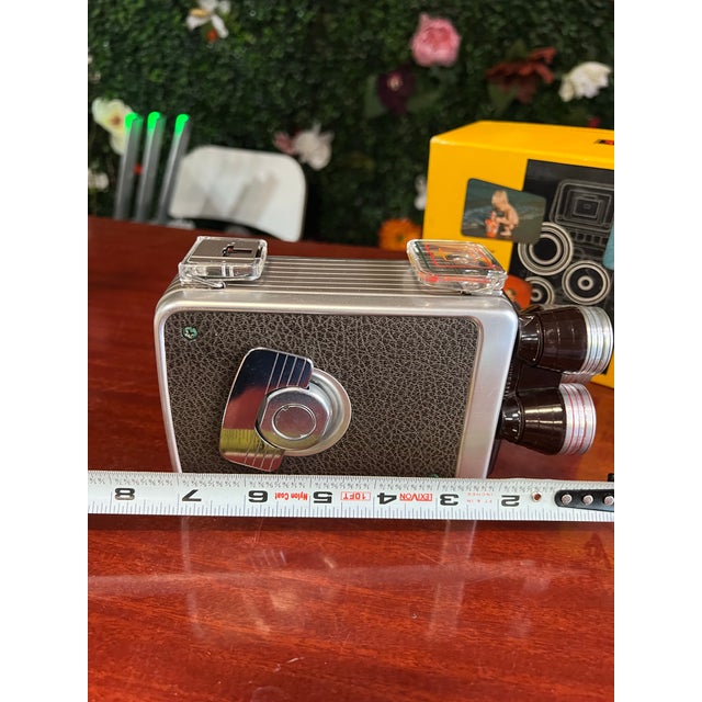 Metal 1970s Brownie Movie Camera 8 Mm and Box For Sale - Image 7 of 9