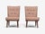 1940s Swedish Modern, Slipper Chairs, Birch, Fabric, Sweden, 1940s For Sale - Image 5 of 11