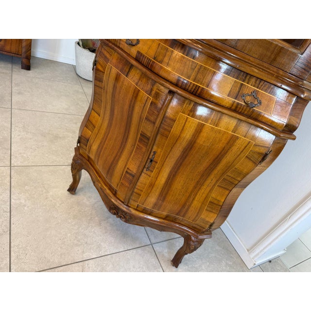 1980s Baroque Corner Display Cabinet, 1980s For Sale - Image 5 of 14