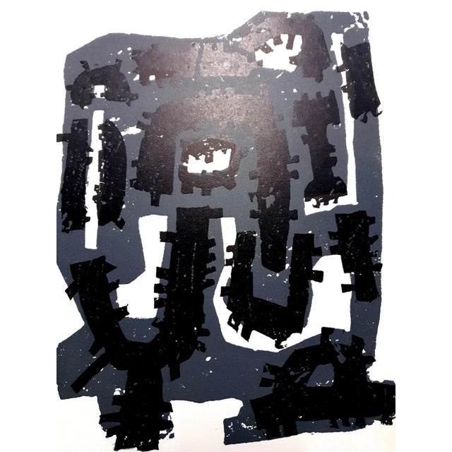 Glass Raoul Ubac - Original Etching 1958 For Sale - Image 7 of 9