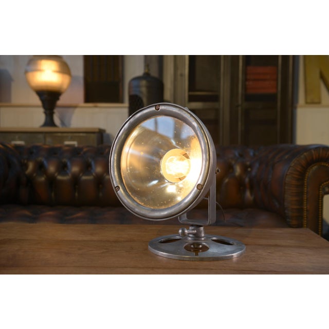 Industrial Vintage Industrial Table Lamp, 1950s For Sale - Image 3 of 11