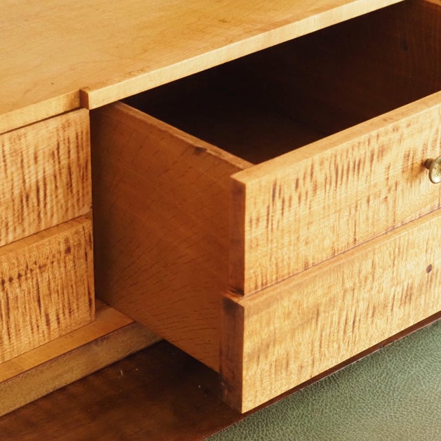 Louis Philippe Secretary in Walnut with Marble Top and Secret Compartments For Sale - Image 13 of 18