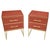 Italian Nightstands in Terracotta Glass from Justfurnituress SRL, Set of 2 For Sale - Image 9 of 9