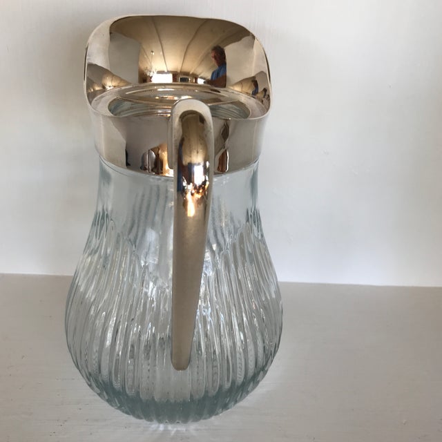 Godinger Crystal Pitcher With Removable Silver Plated Pour ... For outdoor serving, you can't beat the lustroware locking spout beverage pitcher.