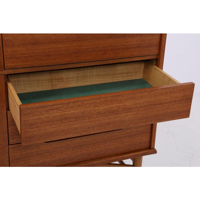 Vintage Danish Highboard in Teak by Børge Mogensen, 1960s For Sale - Image 11 of 18