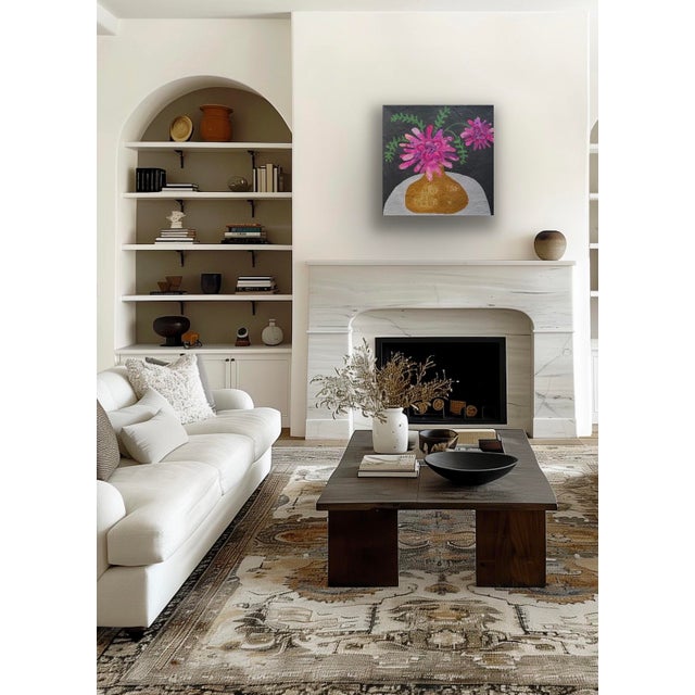 Contemporary Dahlia Dazzle by Tracy Allegro For Sale - Image 3 of 8