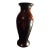 1980s Haeger Cognac Iridescent Floor Decorative Vase For Sale