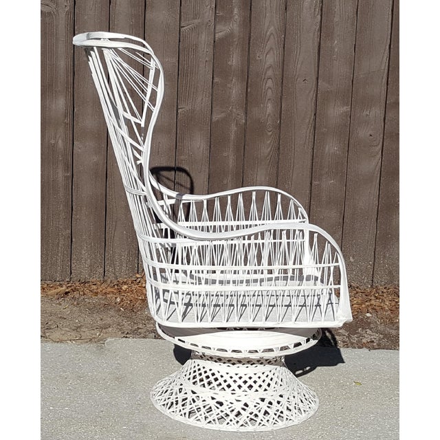 Russell Woodard Fiberglass Spun Swivel Rocking Chair Chairish