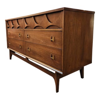 Mid 20th Century Broyhill Brasilia Lowboy Dresser For Sale