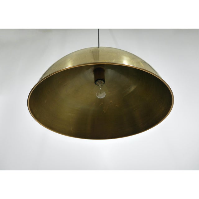 Height-Adjustable Pendant Light in Brass by Florian Schulz for Florian Schulz Gmbh, Germany, 1970s For Sale - Image 10 of 16