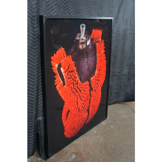 1993 Janet Biggs "Lipstick Dress" Cibachrome Triptych Photographs 108" - Set of 3 For Sale - Image 9 of 11