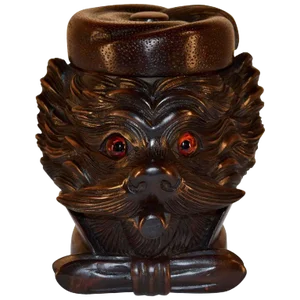 19th C Black Forest Carved Humidor