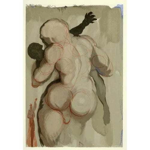 Artist: Salvador Dali Country: Spain Title: Death violence – Purgatory 6 Provenance: Suite Divine Comedy numbered Medium:...