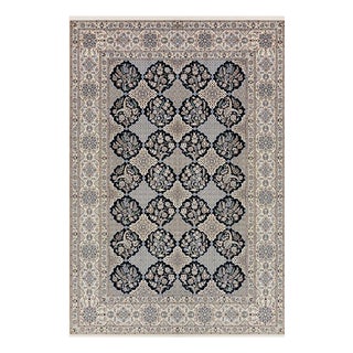 Nain Rug in Hand-Knotted Wool and Silk For Sale