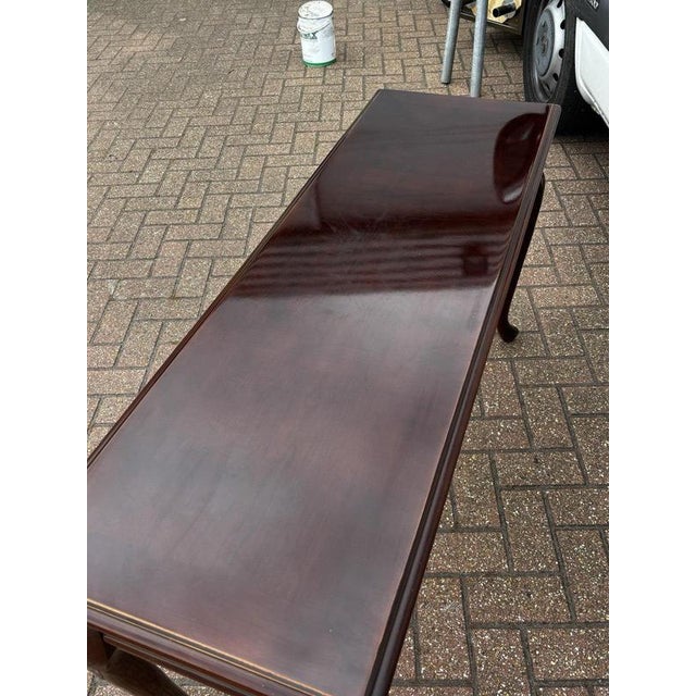 Wood Console Table with Drawer For Sale - Image 7 of 8