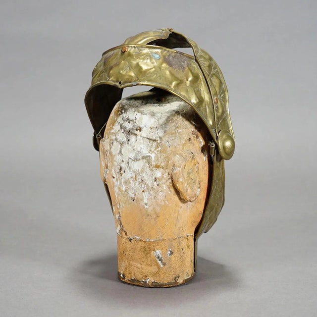 Italian Antique Head of a Sicilian Puppet, Ca. 1900s For Sale - Image 3 of 6