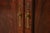 Brown Henkel Harris Georgian Carved Flame Mahogany Lighted Breakfront Bookcase Cabinet For Sale - Image 8 of 17