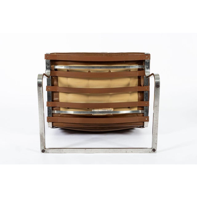 1960s Pair Vintage Brown Tugendhat Lounge Chairs by Mies Van Der Rohe for Knoll For Sale - Image 15 of 17