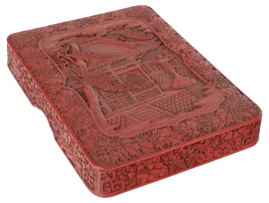 Suzuribako Writing Box in Wood, Japan, 20th Century