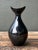 Ceramic Vintage Black Glazed Ceramic Vase For Sale - Image 7 of 12