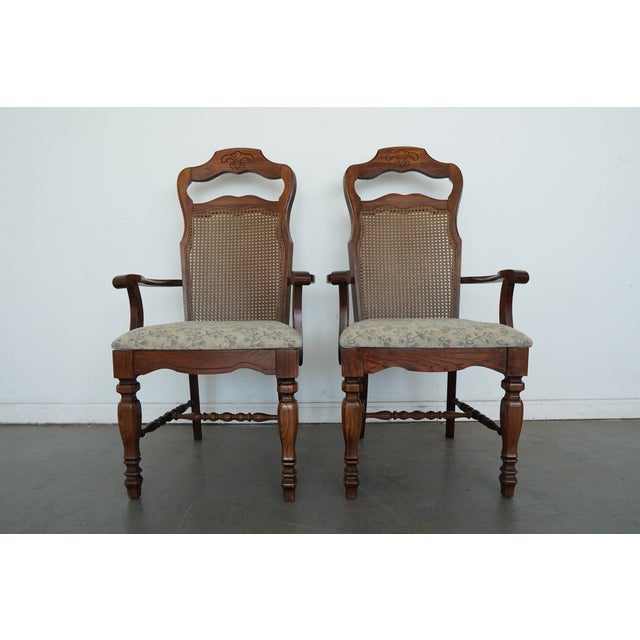 1980s Vintage Singer Furniture Co. Dining Chairs (Set of 5) For Sale - Image 5 of 18
