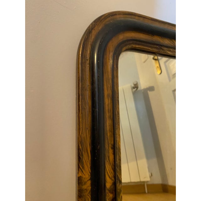Louis Philippe Style Wooden Mirror, 1800s For Sale - Image 4 of 12