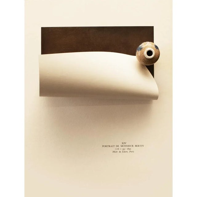 American 1951 After Ingres "Monsieur Bertin", First Edition Neoclassical Parisian Photogravure For Sale - Image 3 of 8