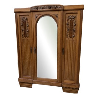 Art Deco Wardrobe, 1930 For Sale