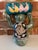 Late 20th Century Mid 20th Century Chinese Porcelain Monkey in Floral Vest Holding a Lotus Bowl For Sale - Image 5 of 12