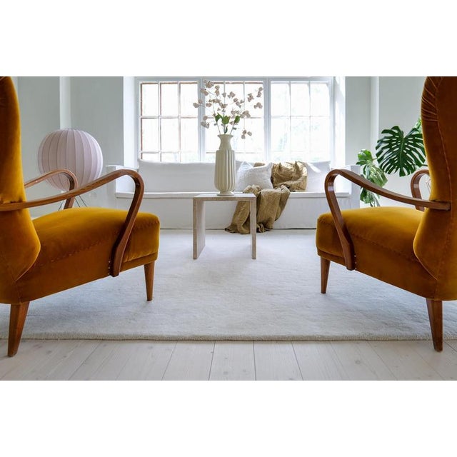 Modern Art Deco vLounge Chairs in Velvet, Sweden, 1940s, Set of 2 For Sale - Image 4 of 18