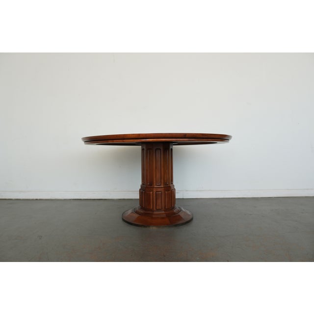 Traditional John Widdicomb Co. Pedestal Table For Sale - Image 3 of 11