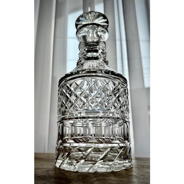 Anglo-Irish William IV Cut Glass Decanter, 1835 For Sale - Image 11 of 18