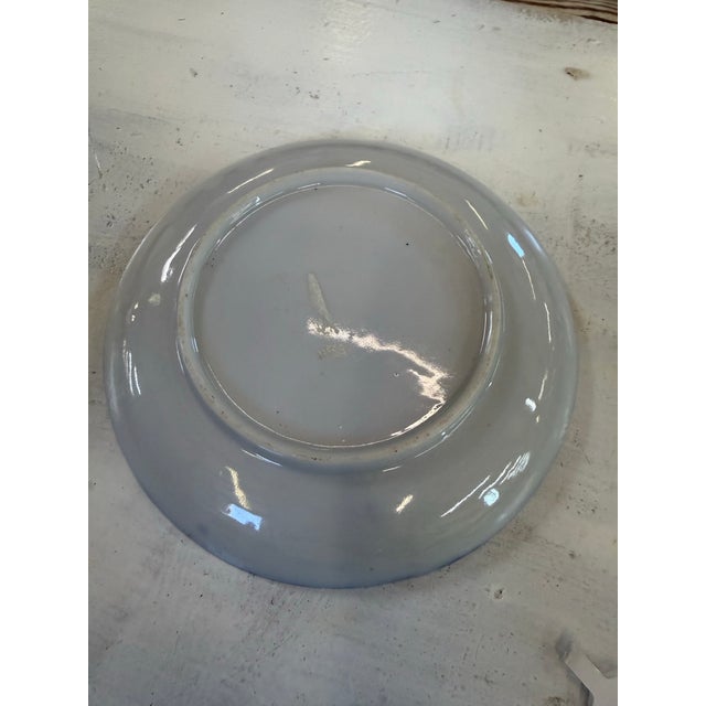 Mid 19th Century Antique Handpainted Cup and Saucer Geisha in Garden 1860s For Sale - Image 5 of 5