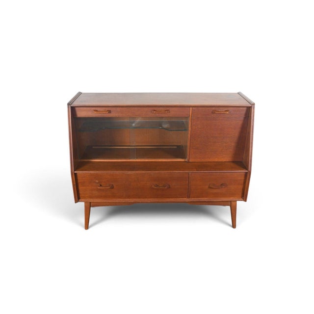 Mid 20th Century Mid 20th Century Early E. Gomme / G Plan Credenza in Teak + Oak For Sale - Image 5 of 11