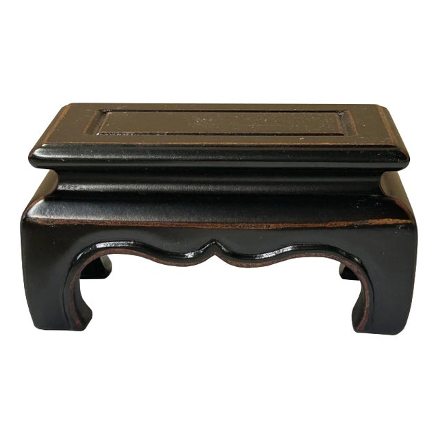 4.5" Black Claw Legs Rectangular Display Stand Riser Easel For Sale