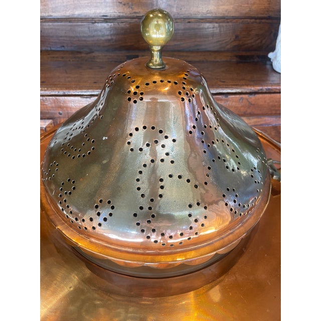 Late 19th Century Antique Copper Brazier For Sale - Image 5 of 9