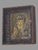 1935 Belgrade Serbian Orthodox St Nicholas Icon Brass Oklad Carved Wood Frame For Sale - Image 6 of 8