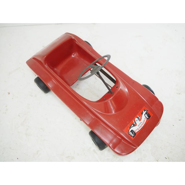 1960s Mid-Century Kids Mechanical Pedal Car, 1960s For Sale - Image 5 of 12
