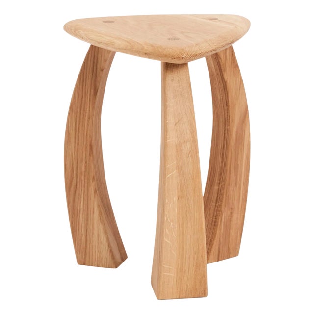 Arc De Stool 52 in Oak by Project 213A For Sale