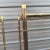 Ornamental & Decorative Materials Late 1970s Brass and Glass Faux Bamboo Shelf / Etagere- 2 Available For Sale - Image 7 of 11