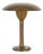 Art Deco Patinated Brass Mushroom Table Lamp, Italy, 1940s For Sale