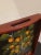 Wood Vintage Painted Serving Tray With Wood Handles For Sale - Image 7 of 11