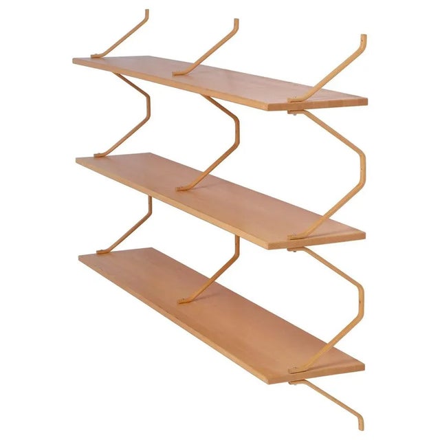 Shelves Model Mi 1050 attributed to Bruno Mathsson, Sweden, 1960s, Set of 2 For Sale - Image 13 of 13