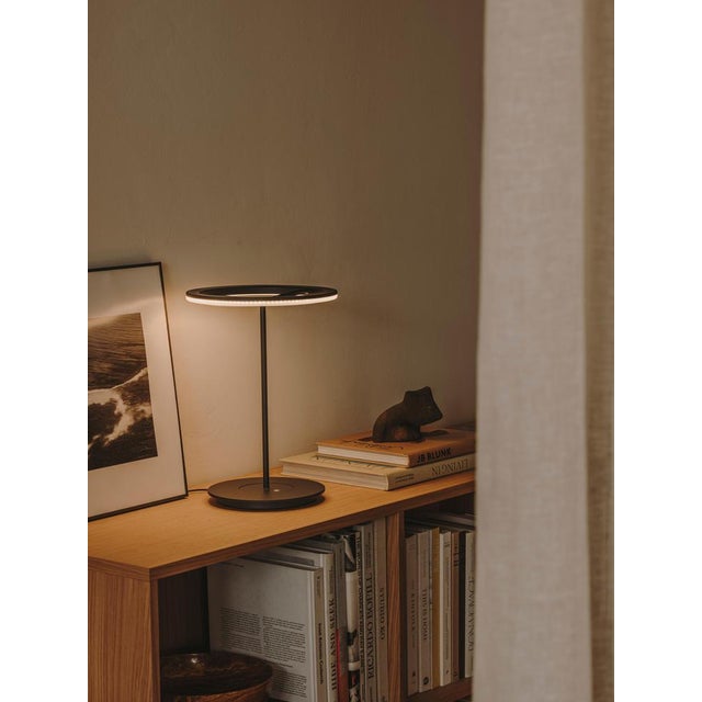 Small White Sin Table Lamp with Shade II by Antoni Arola For Sale - Image 11 of 14