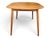1960s Danish Modern Teak Expandable Oval Dining Table With Two Leaves For Sale In Los Angeles - Image 6 of 13