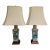 Chinoiserie Famille Verte Table Lamps - A Pair For Sale