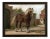 Zeeland Horse by Eerelman Framed in Italian Wood Vener Moulding For Sale