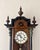 Stunning quality antique Victorian walnut & ebonised wall clock, having a quality antique 19th century wall clock with a...